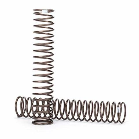 Traxxas 8153 Springs shock long (tural finish) (GTS) (0.29 rate white stripe) (for use with TRX-4® Long Arm Lift Kit) - Excel RC