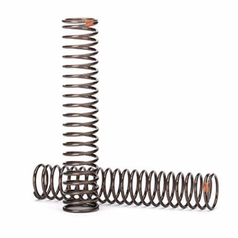 Traxxas 8154 Springs shock long (tural finish) (GTS) (0.39 rate orange stripe) (for use with TRX-4® Long Arm Lift Kit) - Excel RC
