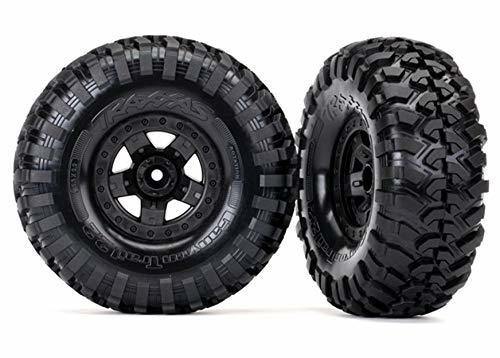 Traxxas 8181 Tires and wheels assembled glued (TRX-4® Sport 2.2” wheels Canyon Trail 5.3x2.2” tires) (2) - Excel RC