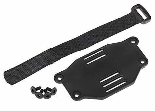 Traxxas 8223 Battery plate battery strap 3x8 flat-head screws (4) (requires #8072 inner fenders) - Excel RC