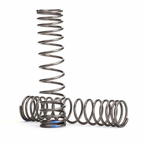 Traxxas 8441 Spring shock 139mm (tural finish) (GTR) (progressive 1.250 rate blue stripe) (2) - Excel RC