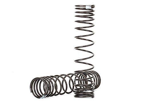 Traxxas 8444 Spring shock front (tural finish) (GTR) (progressive 0.833 rate white stripe) (2) - Excel RC