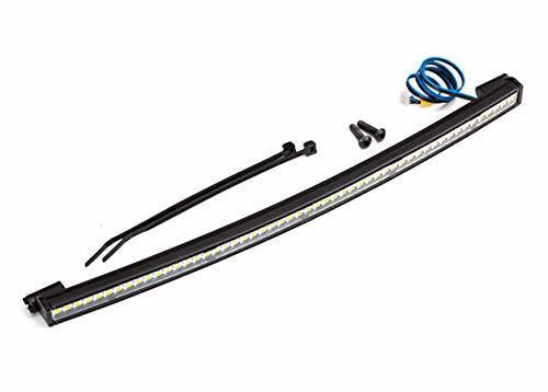 Traxxas 8488 LED light bar roof (curved high-voltage) (52 white LEDs (single row) 202mm wide) - Excel RC