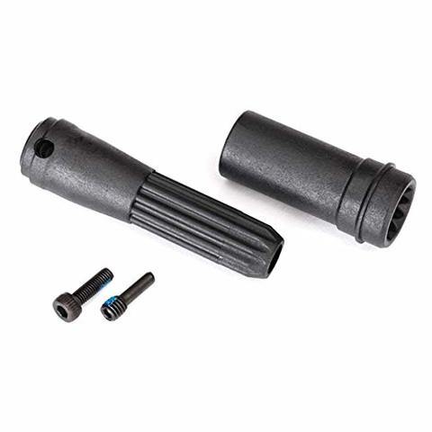 Traxxas 8556 Driveshafts center front 4mm screw pin (1) 3x10 CS (1) - Excel RC