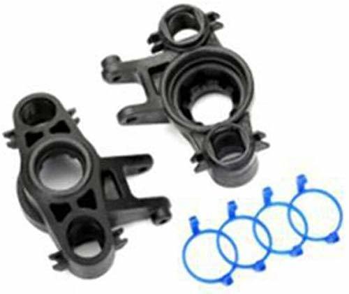 Traxxas 8635 Axle carriers left & right (1 each) (use with 8x16mm & 17x26mm ball bearings) dust boot retainers (4) - Excel RC