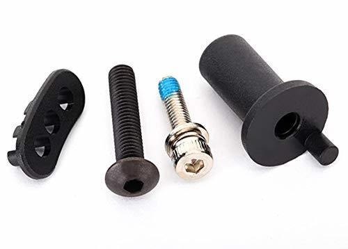 Traxxas 8661 Motor mount hinge post fixed gear adapter 5x25mm BCS (1) 4x16mm CS with split and flat washer (1) - Excel RC