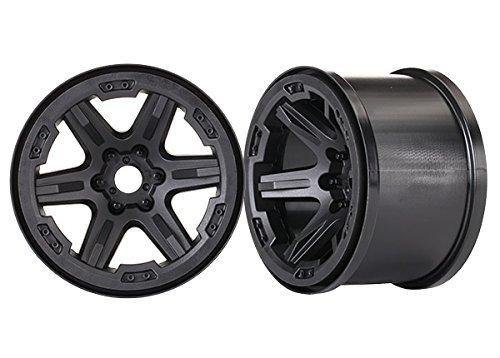 Traxxas 8671 Wheels 3.8' (black) (2) (17mm splined) - Excel RC