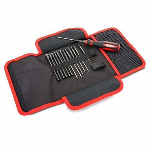 Traxxas 8710 Speed Bit Master Set hex and nut driver 13-piece includes premium handle (medium) travel pouch hex drivers (straight: 1.5mm 2.0mm 2.5mm 3.0mm) (ball-end: 2.0mm 2.5mm 3.0mm) and nut drivers (4.00mm 4.50mm 5.00mm 5.50mm 7.00mm 8.00mm) - Excel RC
