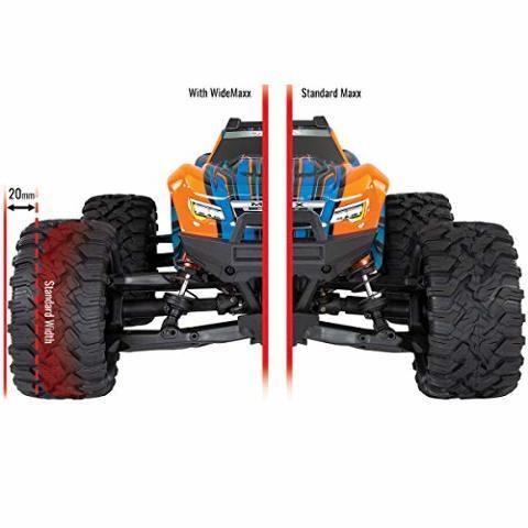 Traxxas 8995 Suspension kit WideMaxx black (includes front & rear suspension arms front toe links rear shock springs) - Excel RC