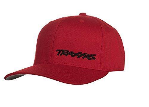 Traxxas 1187-RBL-LXL FLEX HAT CURVE BILL REDBLK LX - Excel RC