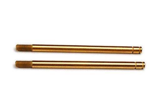 Traxxas 2656T Shock shafts hardened steel titanium nitride coated (xx-long) (2) - Excel RC