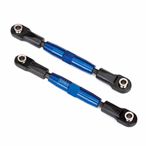 Traxxas 3643X Camber links front (TUBES blue-anodized 7075-T6 aluminum stronger than titanium) (83mm) (2) rod ends (4) aluminum wrench (1) - Excel RC