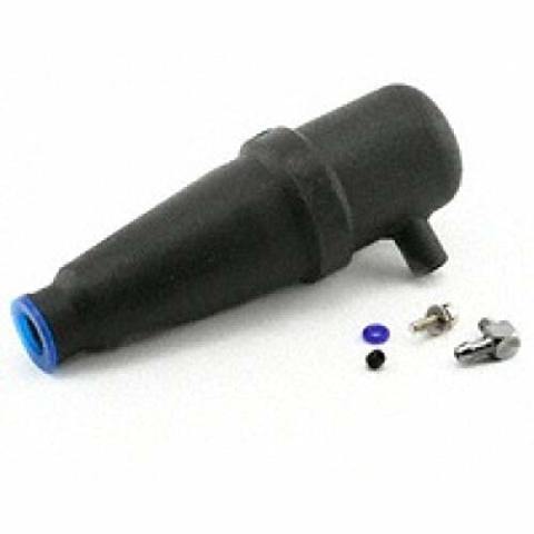 Traxxas 4452R Tuned pipe assembled (N. Rustler® N. 4-Tec® N. Sport style) (TRX® 2.5 2.5R) (replaces 4452) - Excel RC