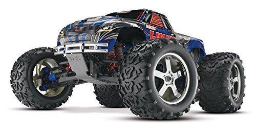 Traxxas 49077-3-BLUE T-Maxx 3.3 1/10 Scale Nitro-Powered 4WD Maxx Monster Truck Blue - Excel RC