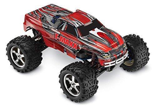 Traxxas 49077-3-RED T-Maxx 3.3 1/10 Scale Nitro-Powered 4WD Maxx Monster Truck Red - Excel RC