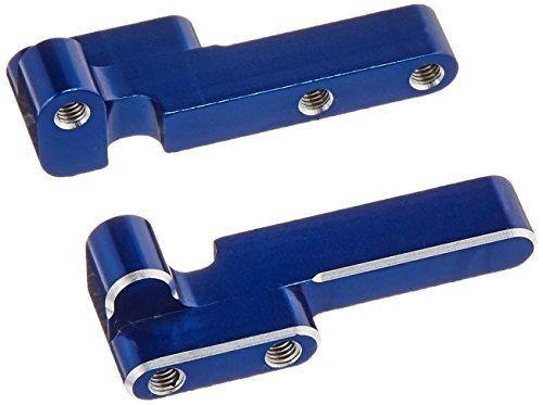 Traxxas 4918X Servo mounts steering shift (machined aluminum) (blue) (f&r) machine screws (8) - Excel RC