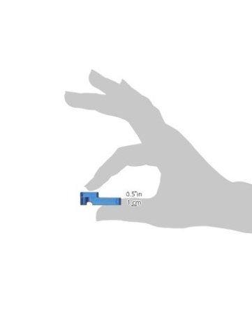 Traxxas 4918X Servo mounts steering shift (machined aluminum) (blue) (f&amp;r) machine screws (8) - Excel RC