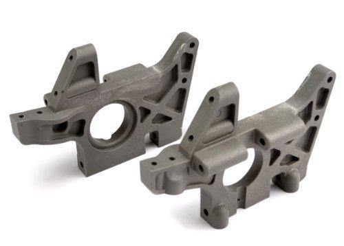 Traxxas 4930R Bulkheads (l &amp; r) (front) (grey) - Excel RC