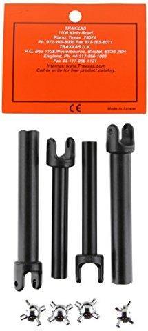 Traxxas 4951X Half shafts long (heavy duty) (exterl-splined (2) & interl-splined (2)) metal u-joints (4) - Excel RC