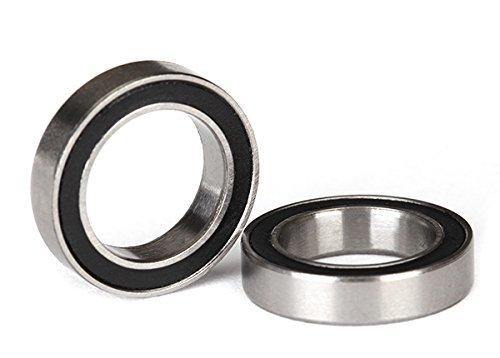 Traxxas 5120A Ball bearings black rubber sealed (12x18x4mm) (2) - Excel RC
