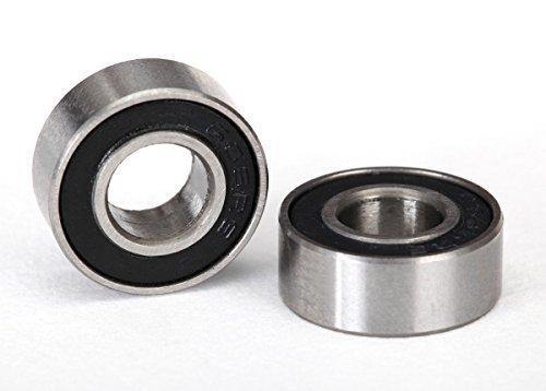 Traxxas 5180A Ball bearings black rubber sealed (6x13x5mm) (2) - Excel RC