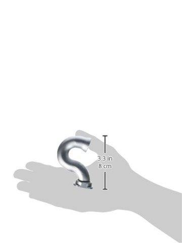 Traxxas 5340X Header exhaust (tubular aluminum silver-anodized) spring mount (TRX® 2.5 2.5R 3.3) - Excel RC