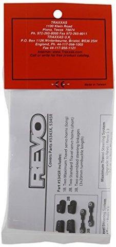 Traxxas 5343X Mount steering arm steering stops (2) (lower hinge pin retainer) (includes standard and maximum throw steering stops) - Excel RC