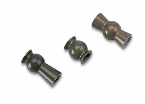 Traxxas 5355X Hollow ball set aluminum (30) tall centered hollow ball (2) tall offset hollow ball (2) bump steer adjustment shims; 3.5mm (2) 1.17mm (2) - Excel RC