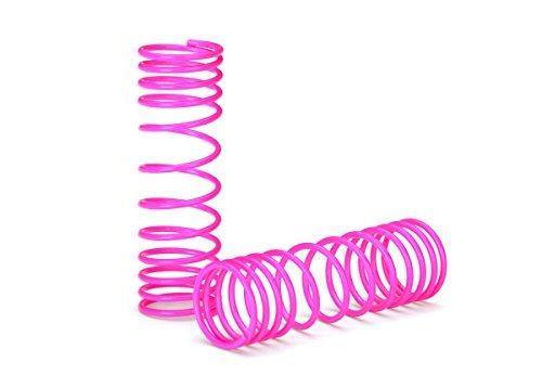 Traxxas 5857P Springs front (pink) (progressive rate) (2) - Excel RC