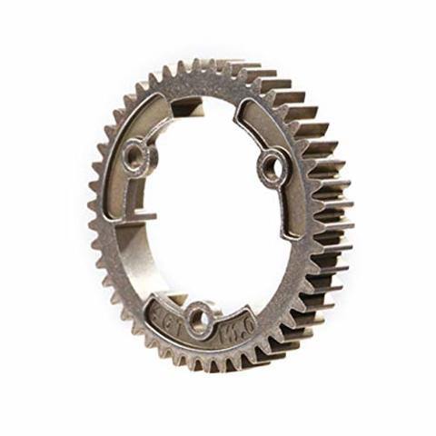 Traxxas 6447R Spur gear 46-tooth steel (wide-face 1.0 metric pitch) - Excel RC