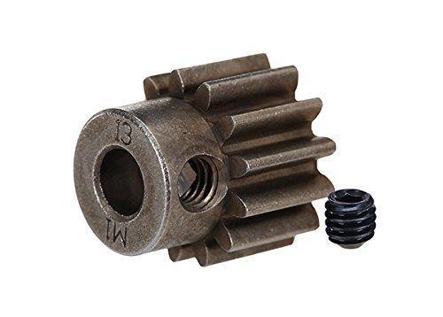 Traxxas 6486X Gear 13-T pinion (1.0 metric pitch) (fits 5mm shaft) set screw (for use only with steel spur gears) - Excel RC
