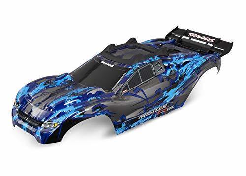 Traxxas 6717X Body Rustler® 4X4 silver window grille lights decal sheet (assembled with front & rear body mounts and rear body support for clipless mounting) - Excel RC