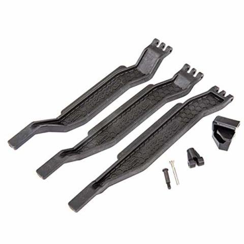 Traxxas 6726X Battery hold-down (3) battery clip hold-down post screw pin pivot post screw - Excel RC