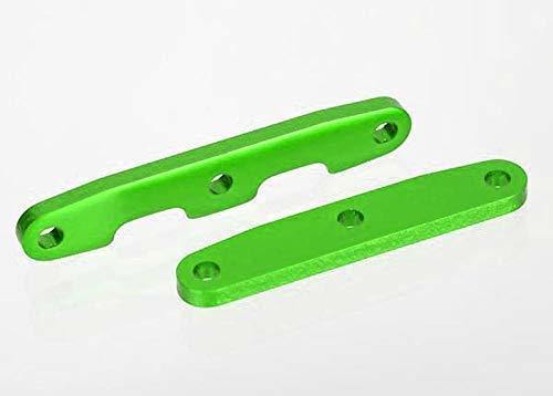 Traxxas 6823G Bulkhead tie bars front & rear aluminum (green-anodized) - Excel RC