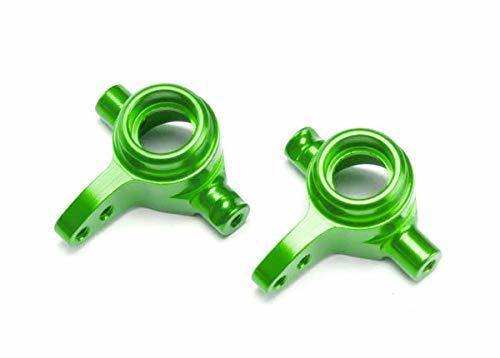 Traxxas 6837G Steering blocks 6061-T6 aluminum (green-anodized) left & right - Excel RC
