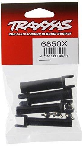Traxxas 6850X Half shafts heavy duty (exterl splined (2) interl splined (2)) metal u-joints (4) - Excel RC