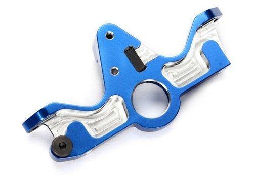 Traxxas 6860R Motor mount 6061-T6 aluminum (blue-anodized) - Excel RC