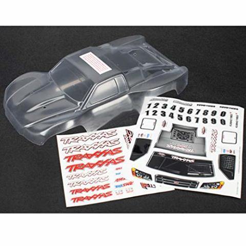 Traxxas 7012R Body 116th Slash (clear requires painting) grille lights decal sheet - Excel RC