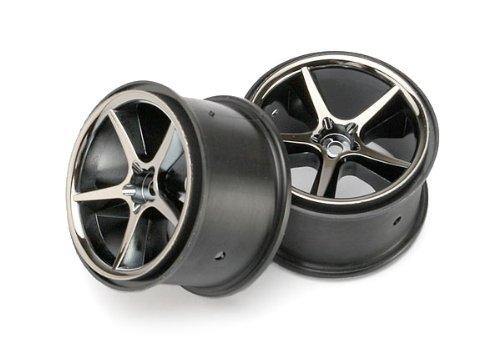 Traxxas 7172A Wheels Gemini (black chrome) (2) - Excel RC