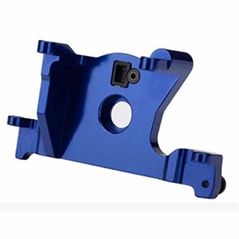 Traxxas 7460R Motor mount 6061-T6 aluminum (blue-anodized) - Excel RC