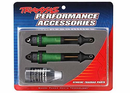 Traxxas 7462G Shocks GTR xx-long green-anodized PTFE-coated bodies with TiN shafts (fully assembled without springs) (2) - Excel RC