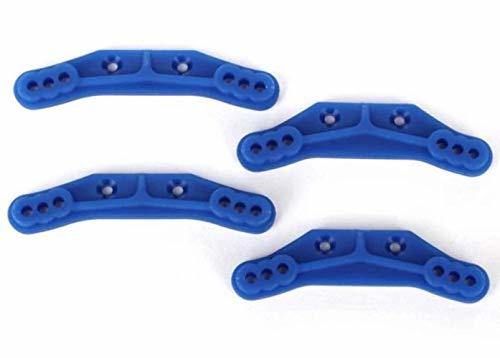Traxxas 7537X Shock towers front &amp; rear 6061-T6 aluminum (blue-anodized) - Excel RC