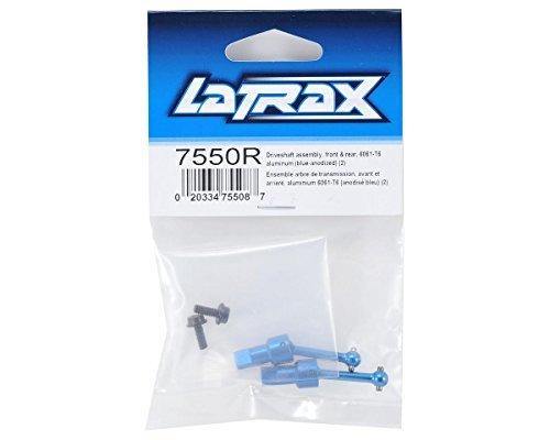 Traxxas 7550R Driveshaft assembly frontrear 6061-T6 aluminum (blue-anodized) (2) - Excel RC