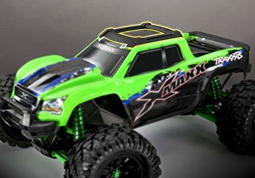 Traxxas 7817G Skid plate roof (body) (green) 3x15mm CS (4) (requires 
