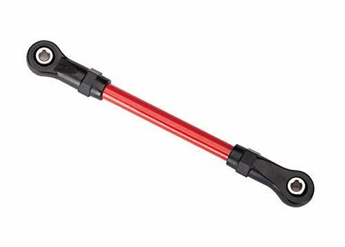 Traxxas 8144R Suspension link front upper 5x68mm (1) (red powder coated steel) (assembled with hollow balls) (for use with #8140R TRX-4® Long Arm Lift Kit) - Excel RC