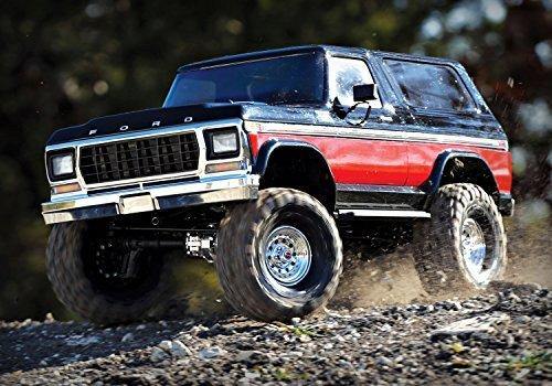 Traxxas 82046-4-RED TRX-4 Scale and Trail Crawler with Ford Bronco Body  4WD Electric Truck with TQi Traxxas Link Ebled 2.4GHz Radio System - Excel RC