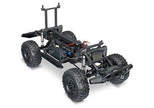 Traxxas 82056-4-RED TRX-4 Scale and Trail Crawler with Land Rover Defender Body  4WD Electric Trail Truck with TQi Traxxas Link Ebled 2.4GHz Radio System - Excel RC