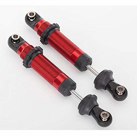Traxxas 8260R Shocks GTS aluminum (red-anodized) (assembled with spring retainers) (2) - Excel RC