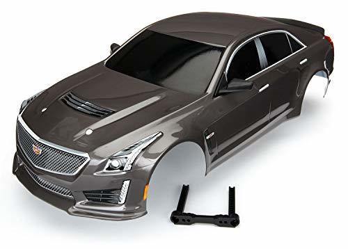 Traxxas 8391X Body Cadillac CTS-V silver (painted decals applied) - Excel RC
