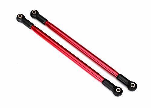 Traxxas 8542R Suspension link rear (upper) (aluminum red-anodized) (10x206mm center to center) (2) (assembled with hollow balls) - Excel RC